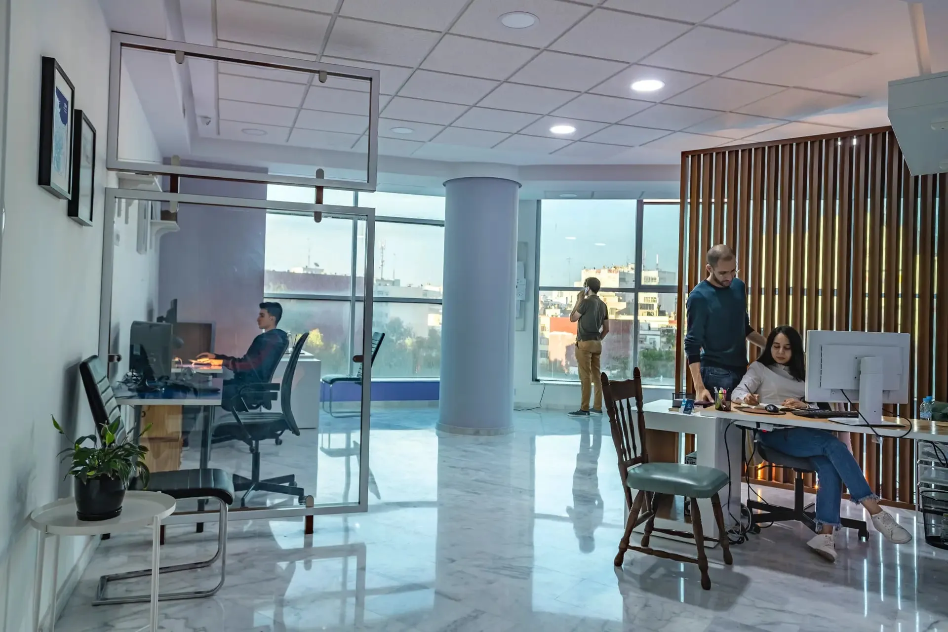 Le bureau de The WebSight à Tanger